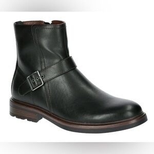 George Men's Faux Leather Buckle Boots